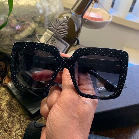 SOLD⛔️Authentic DOLCE & GABBANA 53 square Acetate sunglasses - Picture 7 of 11